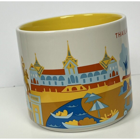 Starbucks Thailand You Are Here Series Mug New Coffee Cup NIB 2024 14oz USA Ship - Picture 2 of 10
